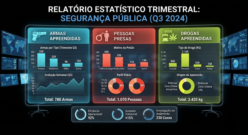 Painel de estatística